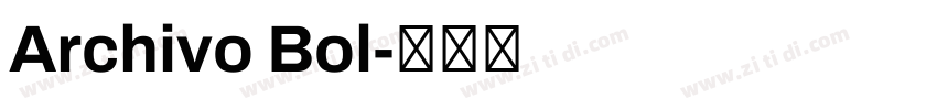 Archivo Bol字体转换